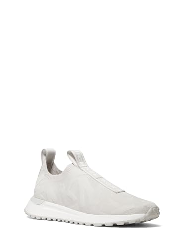 Michael Kors Damen Bodie Knit Slip-on Sneaker, Aluminum, 41 EU