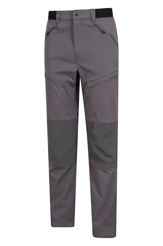 Mountain Warehouse Jungle Mens Trekking Trousers - Water-Resistant, UV Protect, Elastic Waistband, Bottoms - Spring Summer, Hiking & Outdoor Charcoal (Trekking Regular) Men's W36 - Image 5