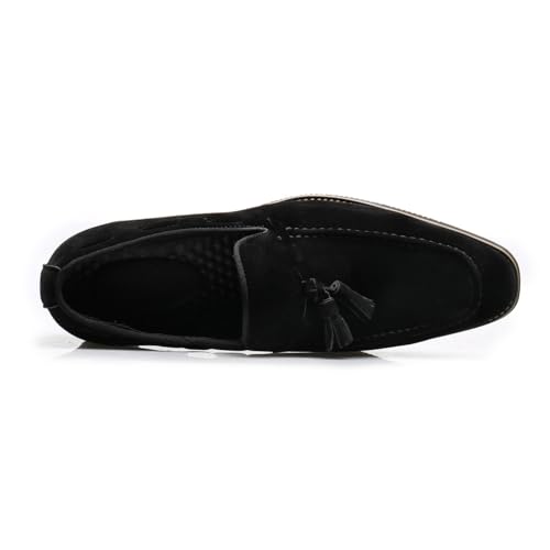 Men's Classic Tassel Loafers Moccasins Slip-ons Wedding Prom Formal Dress Casual Shoes for Men3