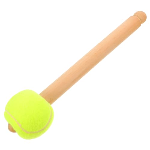 Baqueta YARNOW para tambor de cabeza de béisbol, diseño ergonómico para niños y adolescentes, mango de madera, ideal para tambor redoblante de banda escolar miniatura 1