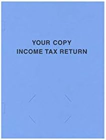 Income Tax Folder - Side Staple Light Blue, 50/Pk