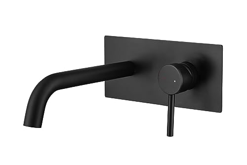 Grifo de lavabo oculto para eliminar manchas de cal con caja redonda integrada