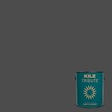 KILZ TRIBUTE Paint & Primer, Interior, Matte, Mystic Black, 1 Gallon