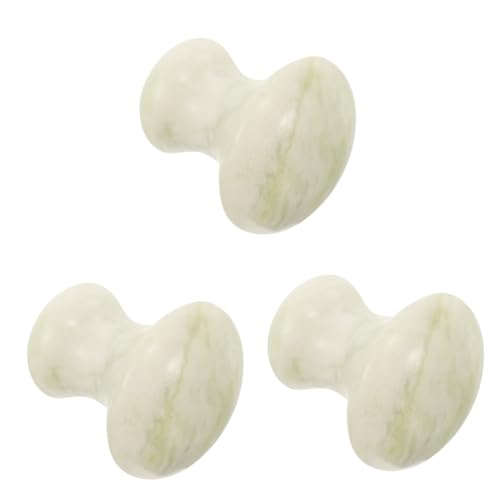 Outil de massage facial anti-âge : lot de 3 pierres de jade pour le soin du visage au quotidien