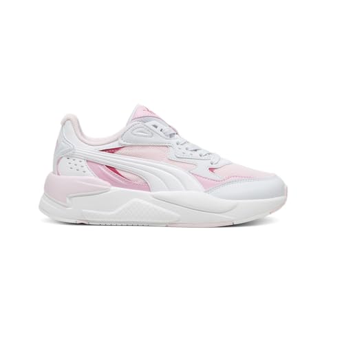 PUMA Kids Boys X-Ray Speed Lace Up Sneakers Shoes Casual - Pink, White - Size 4 M