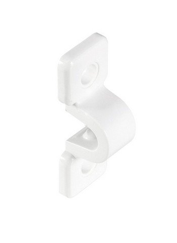 3D30-LW-WHT C Shelf Clamps Bag of 20