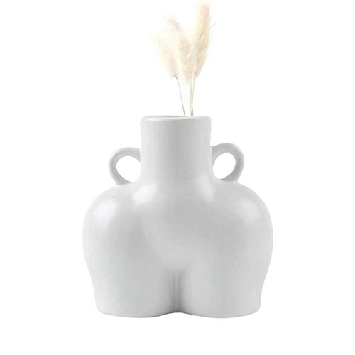 Vase à fleurs blanc pour décoration de chambre moderne européenne
