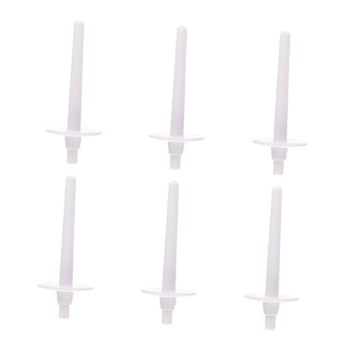 Gadpiparty 6 piezas Husillos de Bobina para Máquina de Coser Eje de Plástico Resistente y Ligero Accesorios Prácticos para Máquina Manual y Bordadora