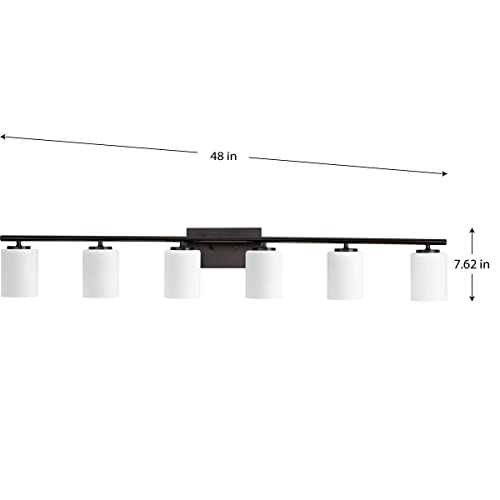 Image of Progress Lighting P300385-020 Replay Bath & Vanity, 6-Light, Antique Bronze