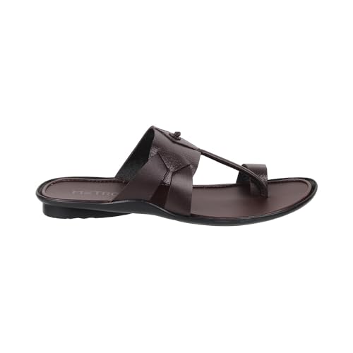 Image of Metro Men Synthetic Leather Chappal