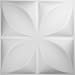 Ekena Millwork WP20X20ALWH 19 5/8"W x 19 5/8"H Alexa EnduraWall Decorative 3D Wall Panel Covers 2.67 Sq. Ft.