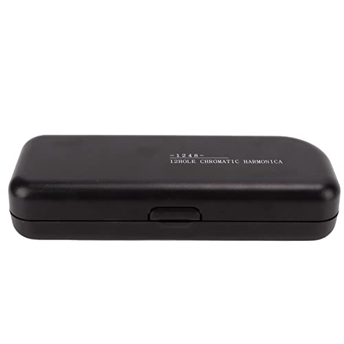 Harmonica chromatique, couverture épaisse argentée 12 trous Harmonicas forte résonance pleine tonalité pour cadeau - Les Beatles, Paul McCartney, John Lennon, RIngo Starr, George Harrison Harmonica chromatique, couverture épaisse argentée 12 trous Harmonicas forte résonance pleine tonalité pour cadeau – Image 3