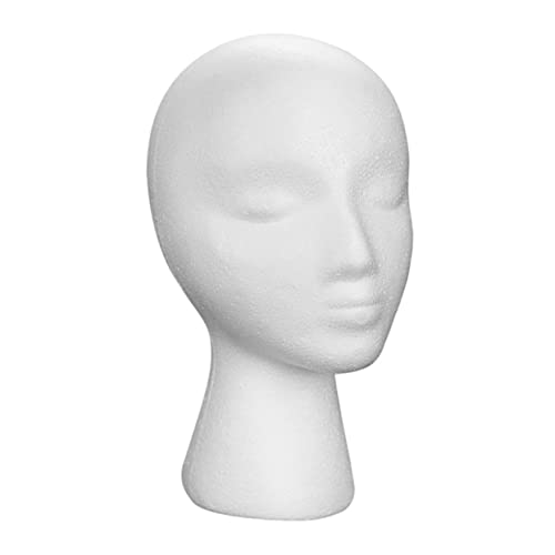 1 Unidade Cabeça De Manequim Perucas De Chapéu Manequim De Chapéus Mulheres Suporte De Cabeça De Per