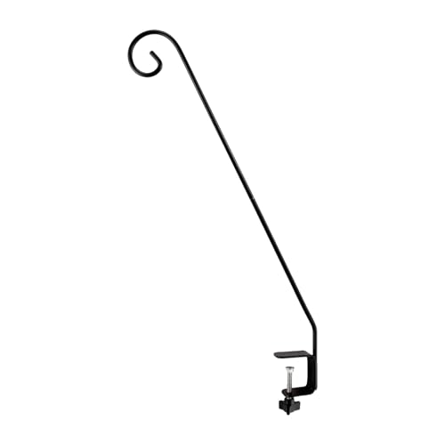 Perchas de cubierta – Soporte para de pájaros | Soporta cestas de para macetas al aire libre, linternas y soporte para terraza, patio o porche, estaciones de colibríes en cubiertas y