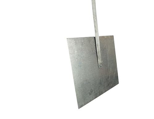 Image of Edamen 9 inchx9 inch GI Earth Plate sheet with connected strip for High Load Capacity Up t0 3kw /3000W For Industry Home Office Protect From High current Flow
