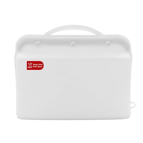 Image of Silicone Microwave Steam Sterilizer Bag for Baby Bottles, Reusable Sterilizing Bag for Pump Parts and Toddler Accessories, Easy to Use Sterilizer Bags Perfect for Home and Travel, White (1PC)