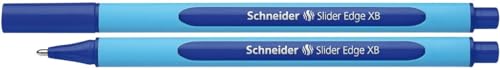 Image of Schneider Slider Edge XB Ballpoint Stick Pen, Blue Set of 5