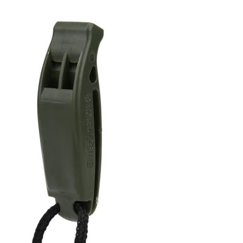 Sustainable Water Sports Emergency Pipes - Portable Survival Outdoors with Double Frequency - 8st, BlackOrangeMilitary Green (OD Green)