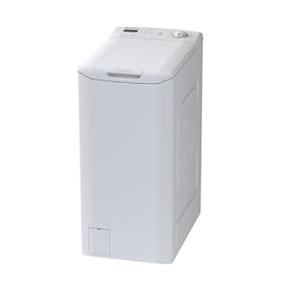 Candy Smart Lavatrice 6 Kg, Carica dall'Alto, 1000 Giri, Classe E, Rilevatore Kg, Connettività NFC, Partenza Ritardata, Funzione Smart Check-up, 41 x 60 x 86 cm, Bianca - CST 06LE/1-11