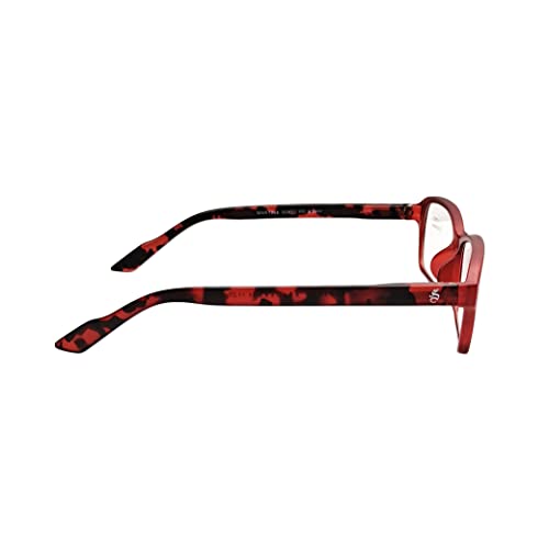Image of Martina Reading Glasses - Ultra Light Weight For Men & Women - Red Frame