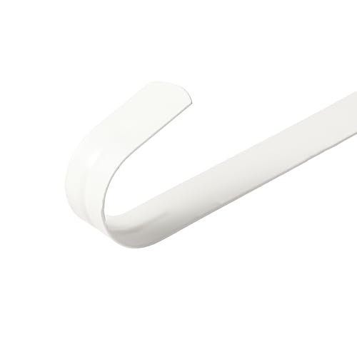 Image of Slim Over The Door Wreath Hanger for Front Door, 15 inch White 2 Pack | Damage-free wreath holder, Easy to Use and Reusable Door Hook for Christmas, Thanksgiving, Halloween and Daily Decor