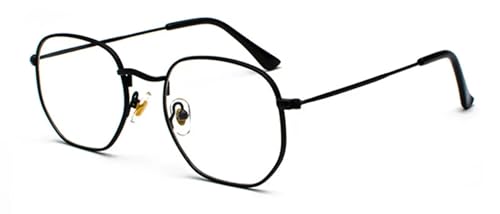 Lunettes de soleil rétro anti-éblouissement à monture classique mixte noir transparent