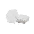 Avant Decor | Peel and Stick Kitchen Backsplash Tiles | Stone Composite Hexagon Stone Texture | Stick On Wall Tiles | Easy DIY Installation | 6” x 6.9” | Box of 30 Tiles