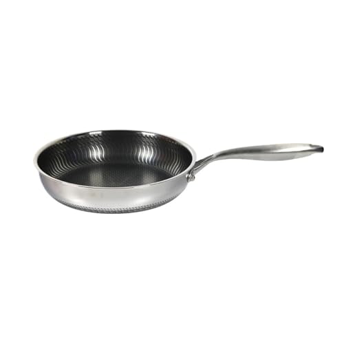 Stainless steel frying pan stainless steel frying pan nonstick cooking fried steak pot electromagnetic furnace general
