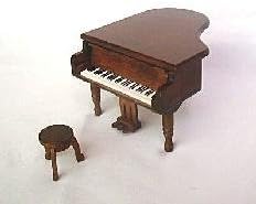 Amazon | 木製ミニアンティークグランドピアノオルゴール曲目：カノン