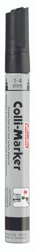 Marqueur permanent herlitz Collimarker noir pointe ogive feutre indelebile plastique metal