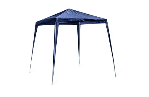 HERSIG   Carpas para Exteriores   Cenadores para Jardin 2x3 m   Pergolas de Jardin Resistente   Carpa Desmontable Fácil de Montar, Terraza, Camping, Playa o Eventos   Protección Solar UV   Azul