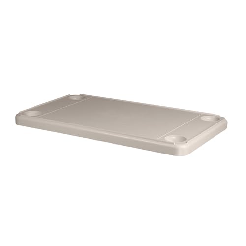 Detmar 12-1102-C Ivory Removable Marine/RV Table Top - Rectangular