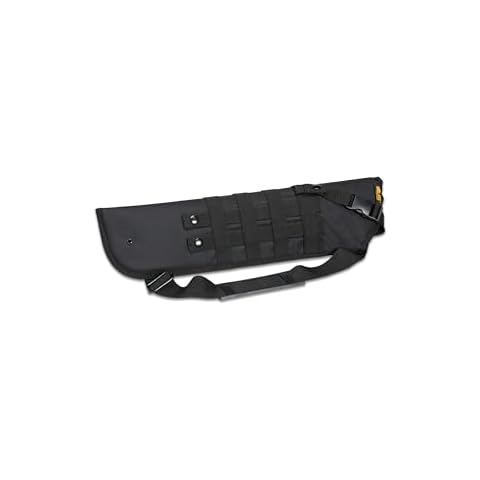 US PeaceKeeper Products P13020 - Stubby Shotgun Scabbard (20' X 6') - Heavy Duty Fabric - Ambidextrous - Removable Strap Cover
