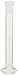 Corning Pyrex Borosilicate Glass Single Metric Scale White Graduated Cylinder with 24/40 Standard Taper Outer Joint, TC, 100ml Capacity