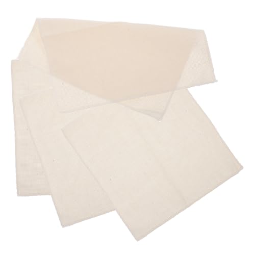 OSALADI 4pcs Embroidery Cloth for Creative Needlework Projects Sturdy Fabric for Cross Stitch and DIY Crafting for Relaxation and Unique Designs