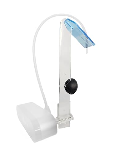 Lucky Duck Tech Almost Invisible Middle-Screen Webcam Mount | Crystal Clear and only ⅛ (3mm) Wide | for Logitech, Anker, Elgato, Insta360, Lumina, Nexigo, Obsbot webcams (Clear)