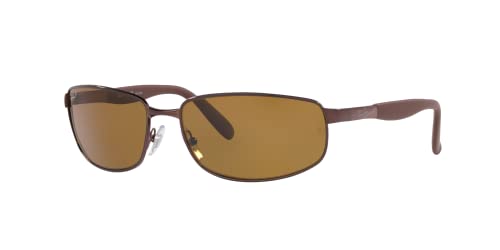Image of Ray-Ban Man Sunglasses Gunmetal Frame, Crystal Green Lenses, 61MM
