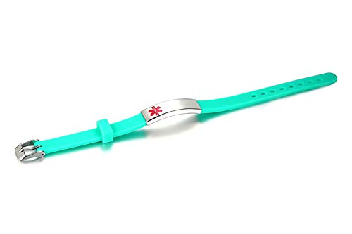 Pulseras de alerta médica ZKXXJ de silicona para emergencias 3
