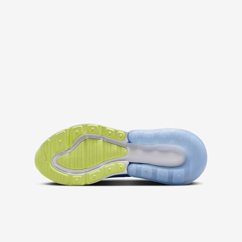 Nike Air Max 270 Big Kids' Shoes (IB4401-043, Pure Platinum/Rush Fuchsia/Blue Beyond/Light Lemon Twist)2