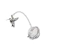Ganz Tea Infuser - Humming Bird, 1 1/2' Dia, Silver