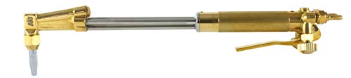 SÜA - 18 inches - Heavy Duty Oxyfuel Straight Cutting Torch - Propane - 90° Head + Tip + Arrestors
