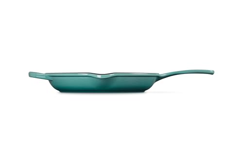 Image of Le Creuset Enameled Cast Iron Signature Round Skillet, 10.25 inch, Riviera