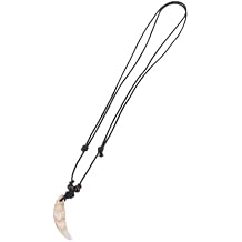 Retro Style Fake Tooth Pendant Necklace Acrylic Tooth Jewelry for Women