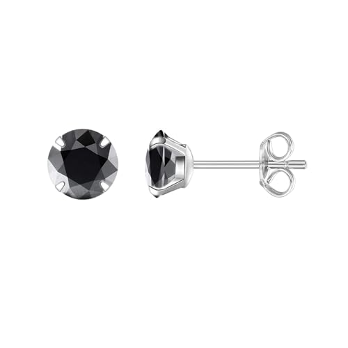 Limerencia Hypoallergenic G23 Titanium Earrings, F136 Implant Grade Pure Titanium, Suitable for Sensitive Ears with Birthstone Crystals CZ Simulated Diamonds