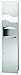 Bradley 2017-100000 Contemporary Stainless Steel Semi-Recessed Mounted Towel Dispenser/Waste Receptacle, 13" Width x 55" Height x 6" Depth