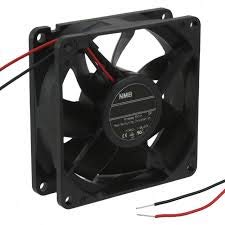 NMB TECHNOLOGIES 3110SB-04W-B40-E00 80 x 25 mm 12 V 2700 RPM 36 CFM 26 dB Plastic Impeller Ball Bearing DC Axial Fan - 2 item(s)