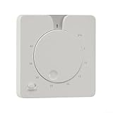 Minflora Mechanischer 16A Heizungsthermostat für elektrische Fußbodenheizung, genaue Temperaturregulierung, LED-Heizstatusanzeige, breite Reichweite, verbesserte Zuverlässigkeit für Home Office