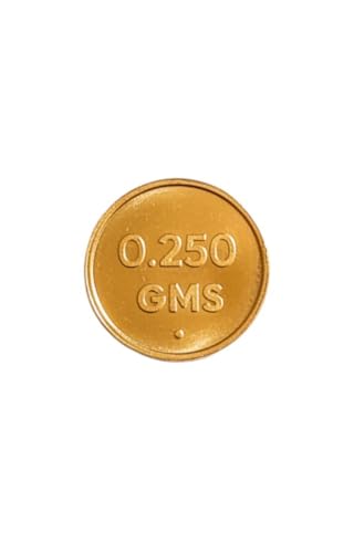 P.C. Chandra Jewellers 24KT (999) 0.250 Gm Yellow Gold Coin