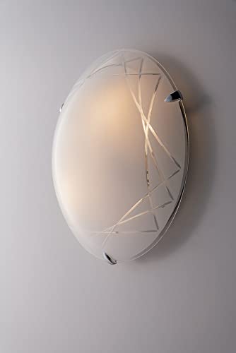 Fan Europe Plafoniera E27, 60 W, Bianco, 27x10