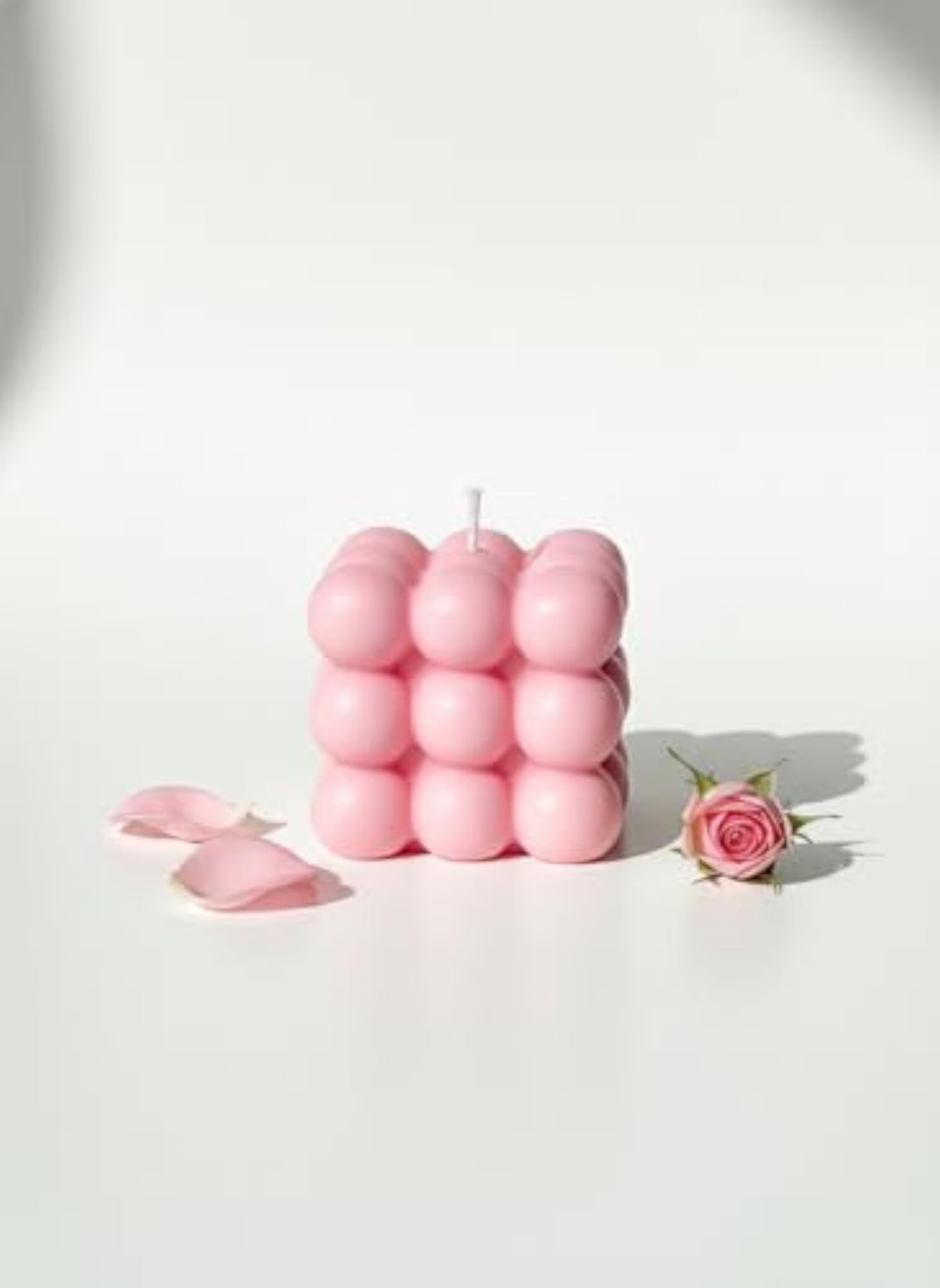 Mega Bubble Cube Candle, Handmade Decorative